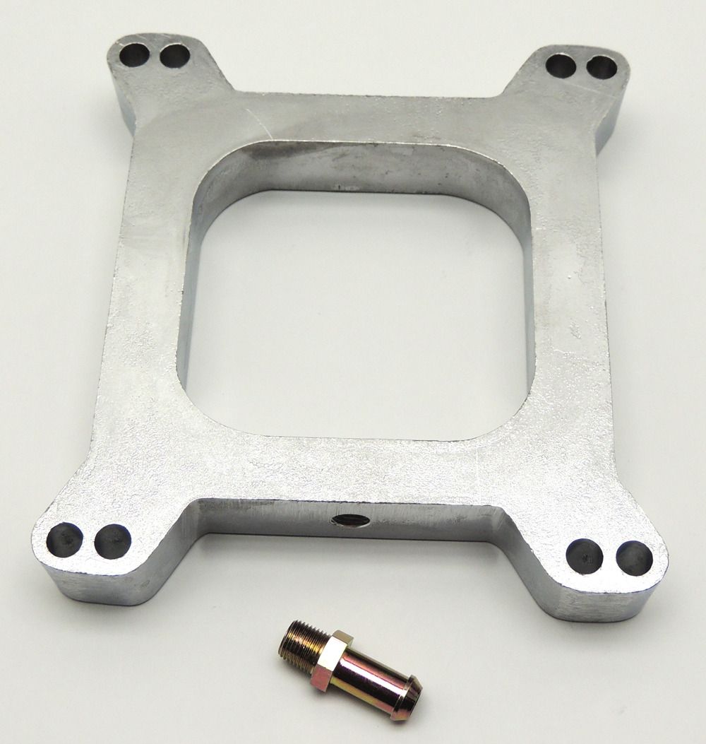 Holley 1" Tall Aluminum Carburetor Spacer with PCV Fitting 2103 eBay