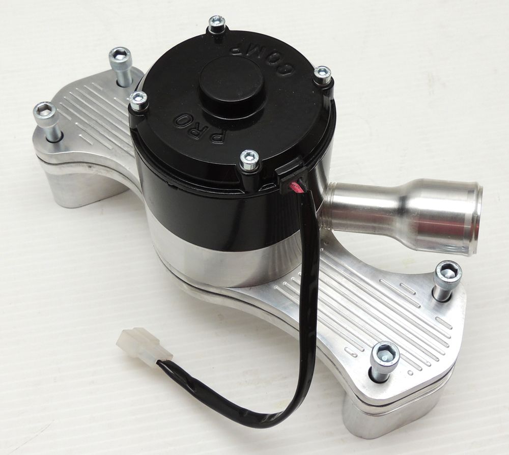 Chevy SBC 350 35+ Gpm Slimline Electric Water Pump Polished WPMWP2906M eBay