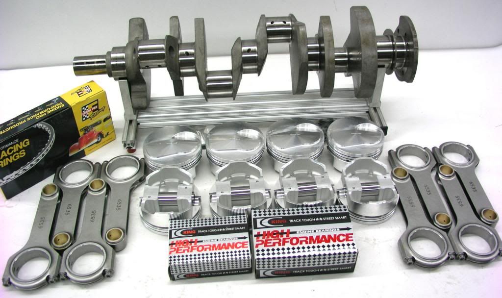 BBC CHEVY 632 ROTATING ASSY. PISTONS, "H" BEAM RODS 2 PC