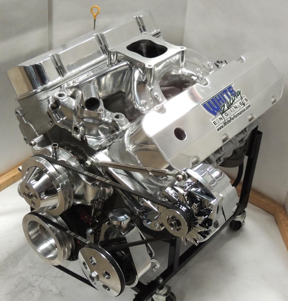 BBC Dress Up Kit , SHORT Water Pump, Pulleys, Power Steering Pump