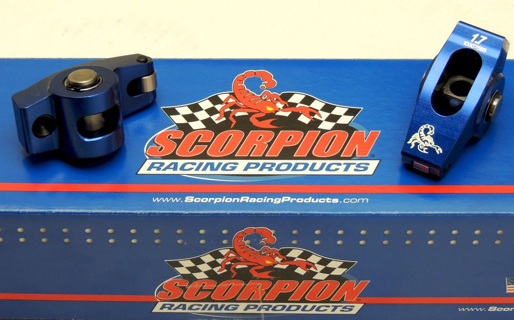 SCORPION ENDURANCE SERIES BBC ROLLER ROCKER ARMS 1.70 Ratio, 7/16 WPM
