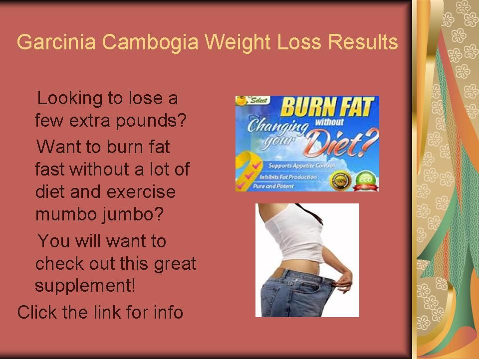 garcinia cambogia weight loss