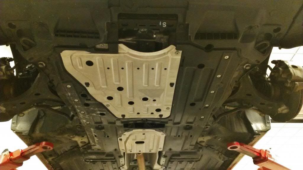 Undercarriage shield for honda civic #6