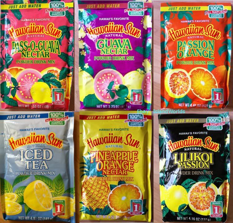 Hawaii s Favorite Hawaiian Sun Powder Drink Mix EBay