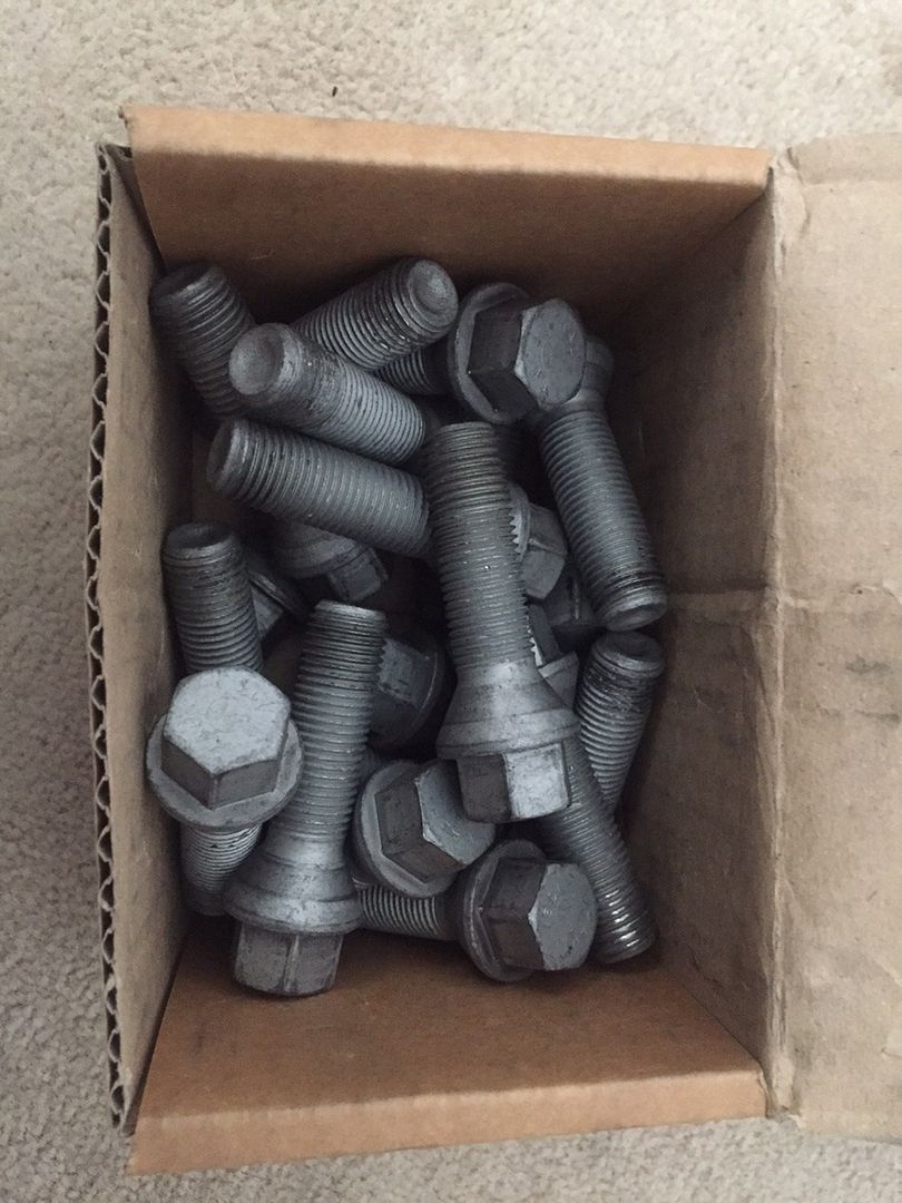 Conical lug bolts german made zinc or cadmium coated