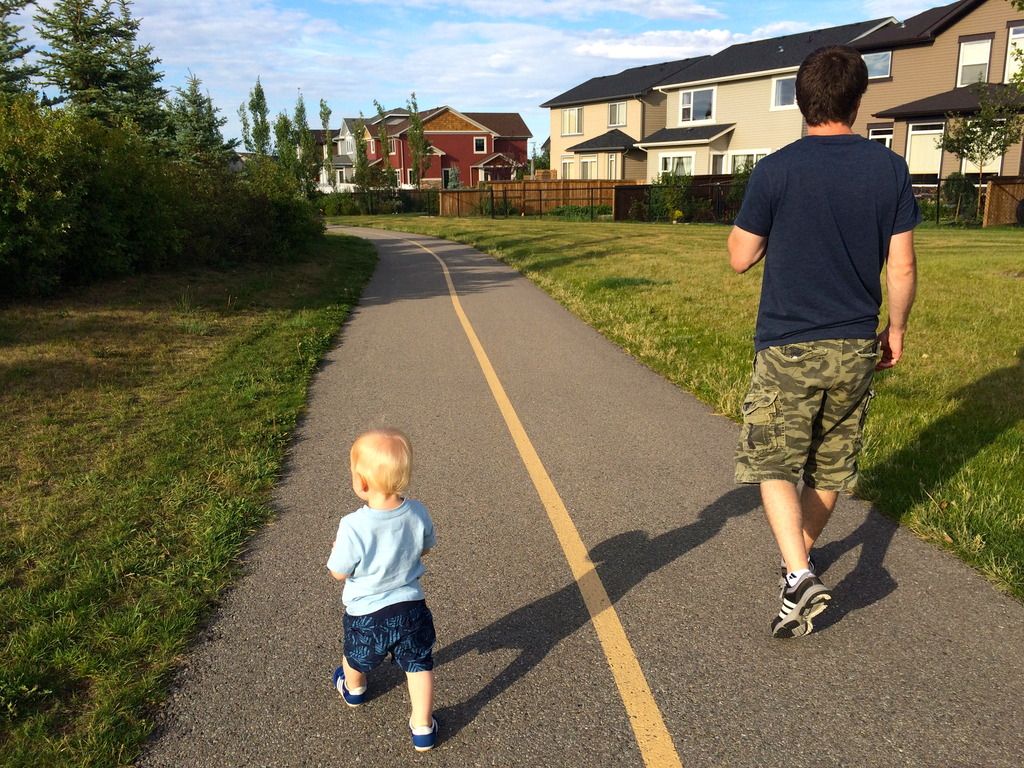 Walking with Daddy