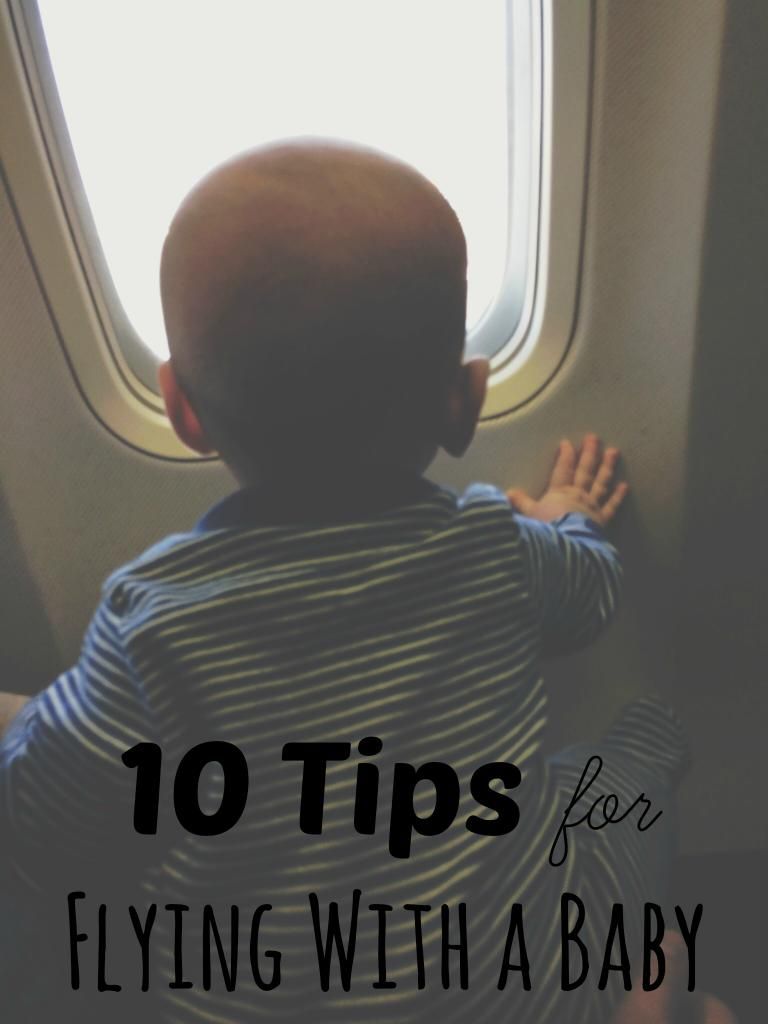 tips for flying with a baby