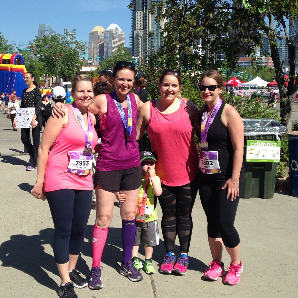 post-race group photo