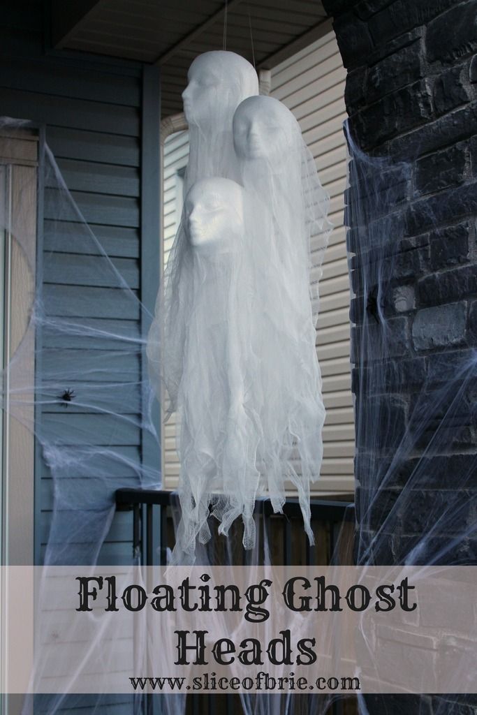 floating ghost heads