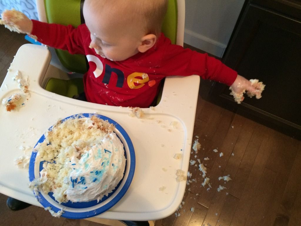 first birthday smash cake