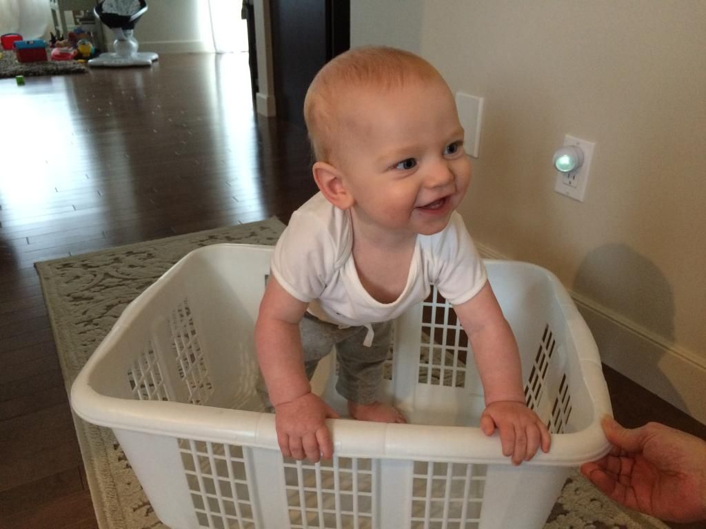 laundry basket fun