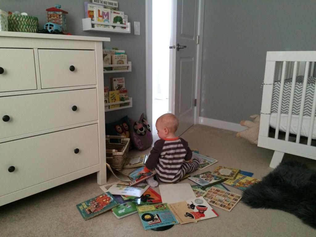 baby and books