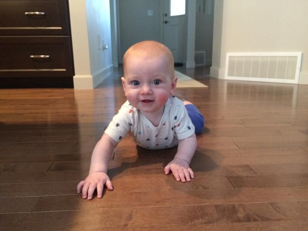 crawling nine months