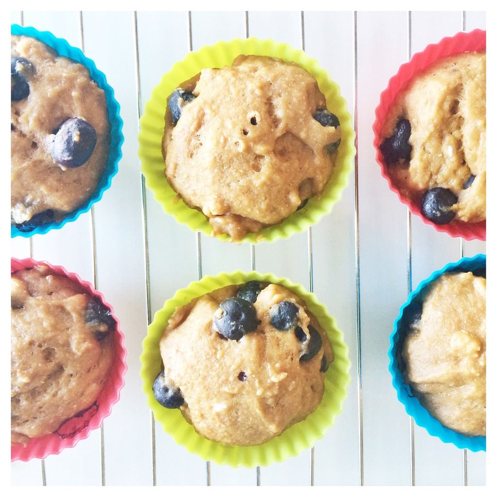 Lemon Blueberry Greek Yogurt Muffins