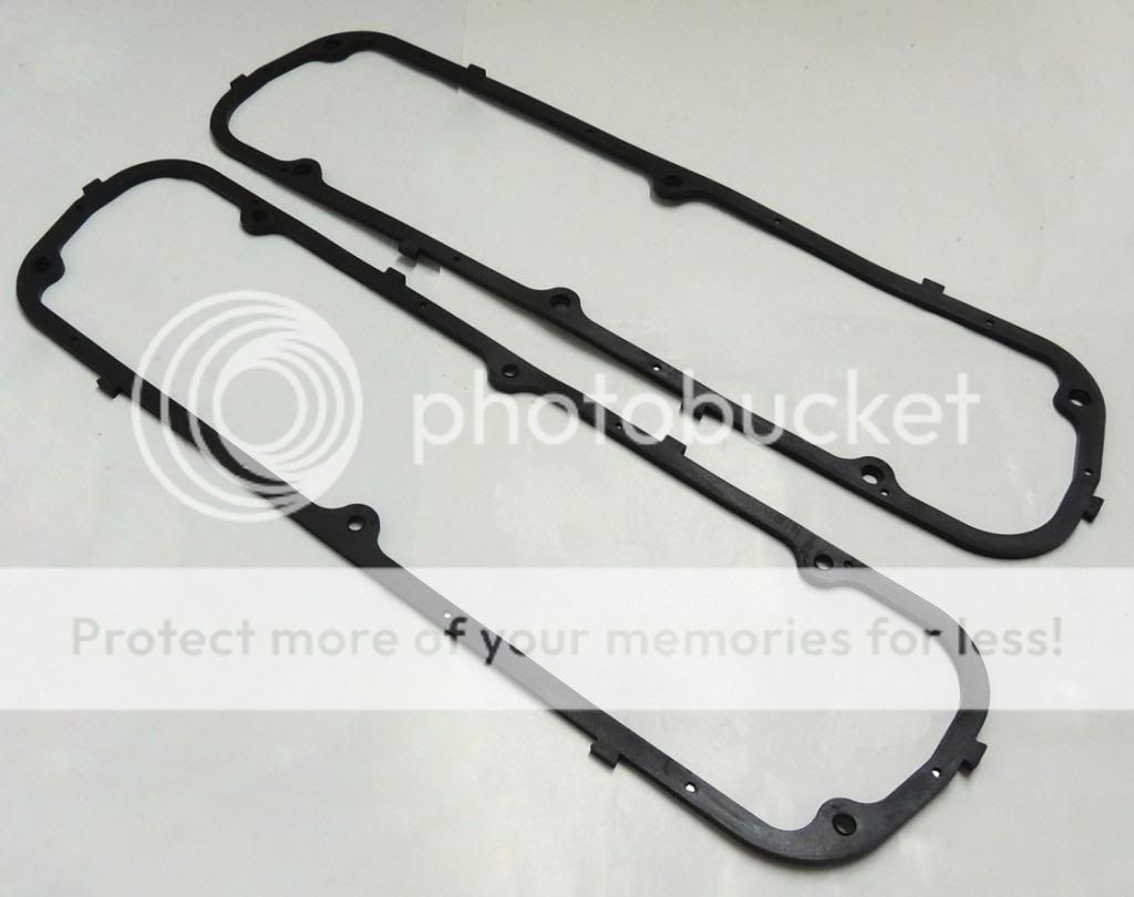 SBF Ford Rubber Valve Cover Gaskets with Steel Core 7486